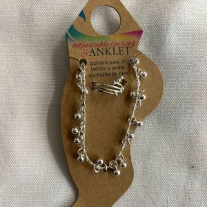 Anklet with Toe Ring
